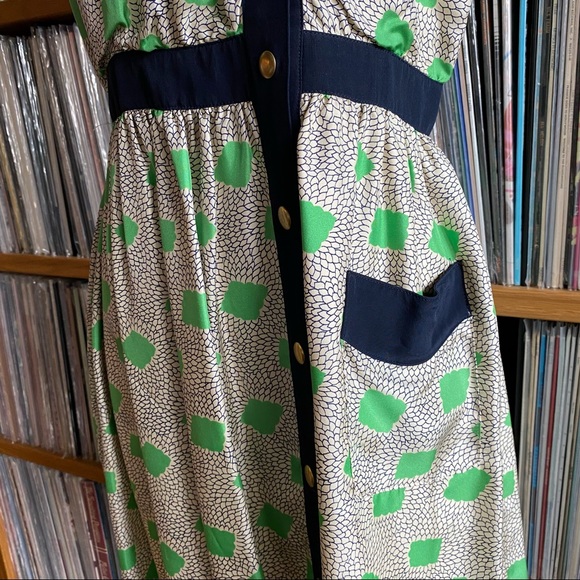 EUC LAUREN MOFFATT Silk Dress size 4 US - Picture 7 of 8